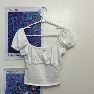 Hollister white top